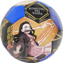Load image into Gallery viewer, Kimetsu no Yaiba (Tanjirou, Nezuko, Zenitsu, Inosuke & Rengoku) KY-66C Soccer Ball 2 Blue No. 5