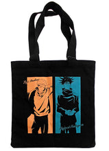 Cargar imagen en el visor de la galería, Jujutsu Kaisen - Fushiguro Megumi - Gojou Satoru - Zippered Tote Bag