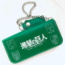Cargar imagen en el visor de la galería, Attack on Titan - Eren Jaeger - Long Wallet with Chain