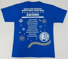 Load image into Gallery viewer, Love Live! Sunshine!! Aqours - SAITAMA T-shirt Blue - Aqours 2nd LoveLive! HAPPY PARTY TRAIN TOUR - S size - Cuchiwaii