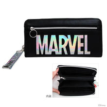 Load image into Gallery viewer, Marvel Long Wallet Clear Logo Aurora Pattern (CRW50864) - Cuchiwaii