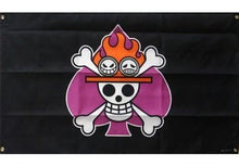 Cargar imagen en el visor de la galería, One Piece - Portgas D. Ace - Spade Pirates - Pirate Flag - One Piece Dome Tour - Cuchiwaii