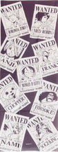 Load image into Gallery viewer, One Piece - Strawhat Crew - Wanted Posters Tenugui - Cuchiwaii