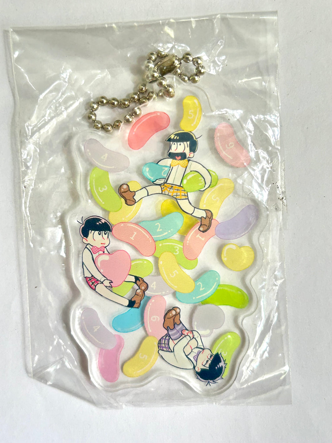 Osomatsu-san - Ichimatsu, Jyushimatsu & Toddomatsu - Acrylic Keychain - Doujin Goods