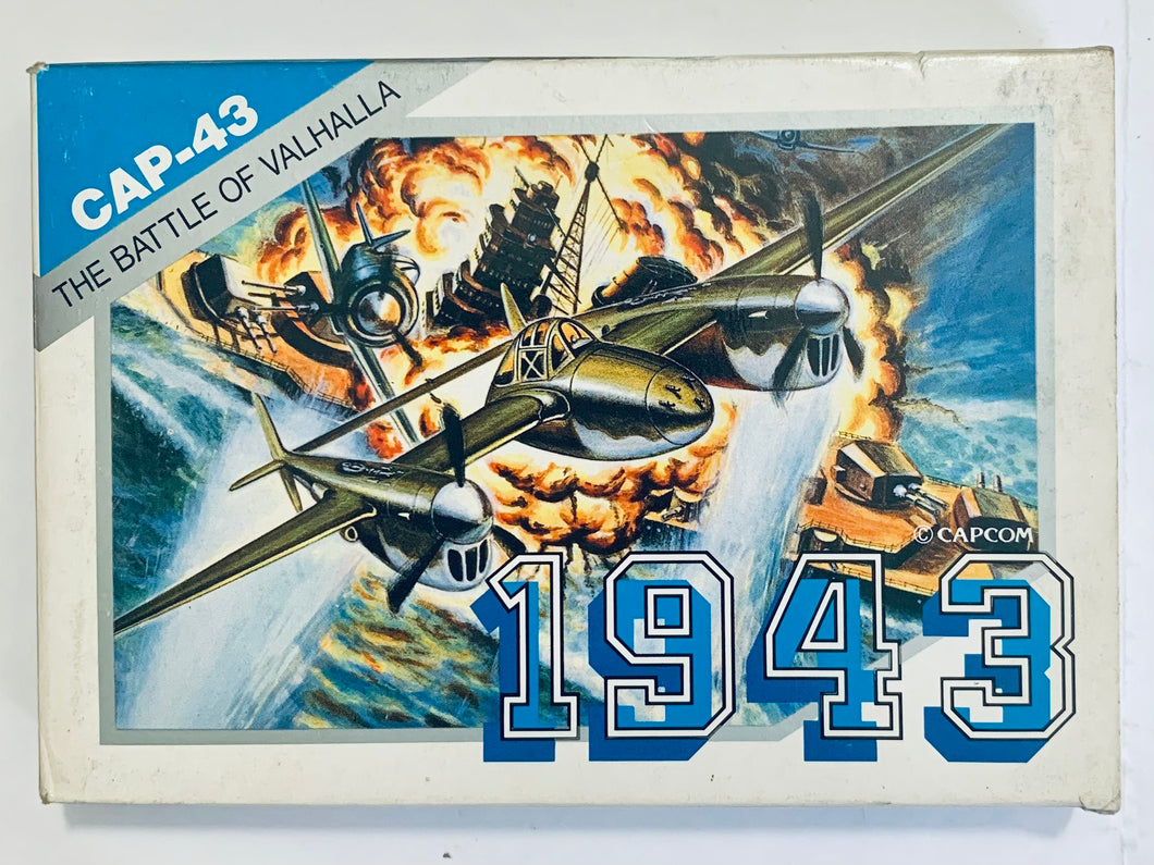 1943: The Battle of Valhalla - Famicom - Family Computer FC - Nintendo - Japan Ver. - NTSC-JP - CIB (CAP-43)