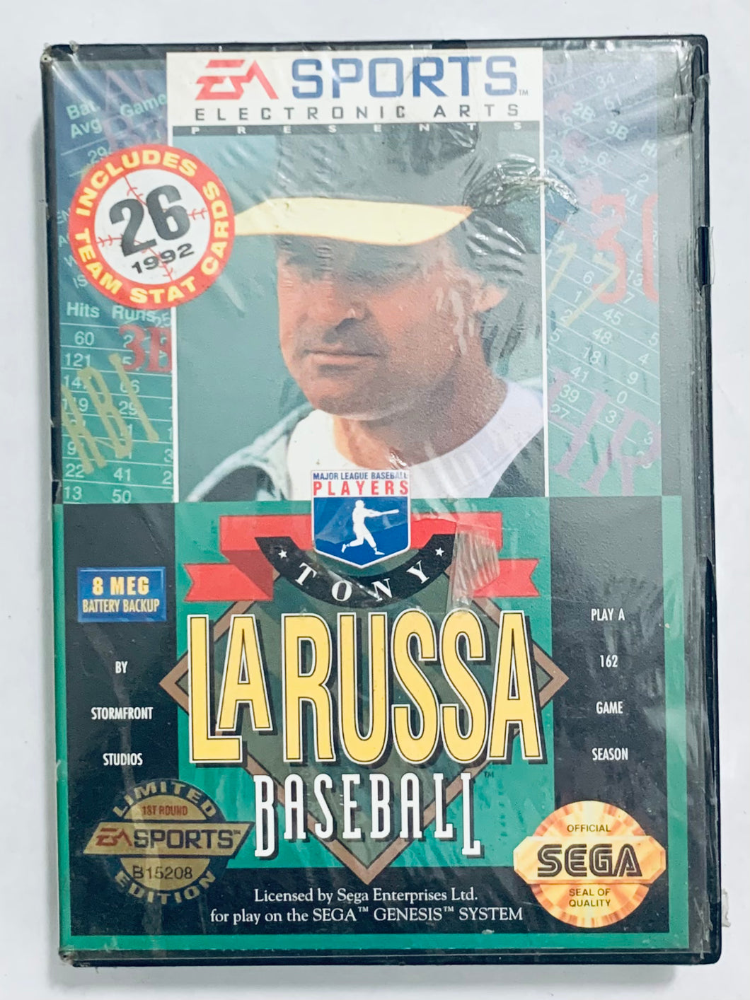 Tony La Russa Baseball Limited Edition - Sega Genesis - NTSC - Brand New (7137)