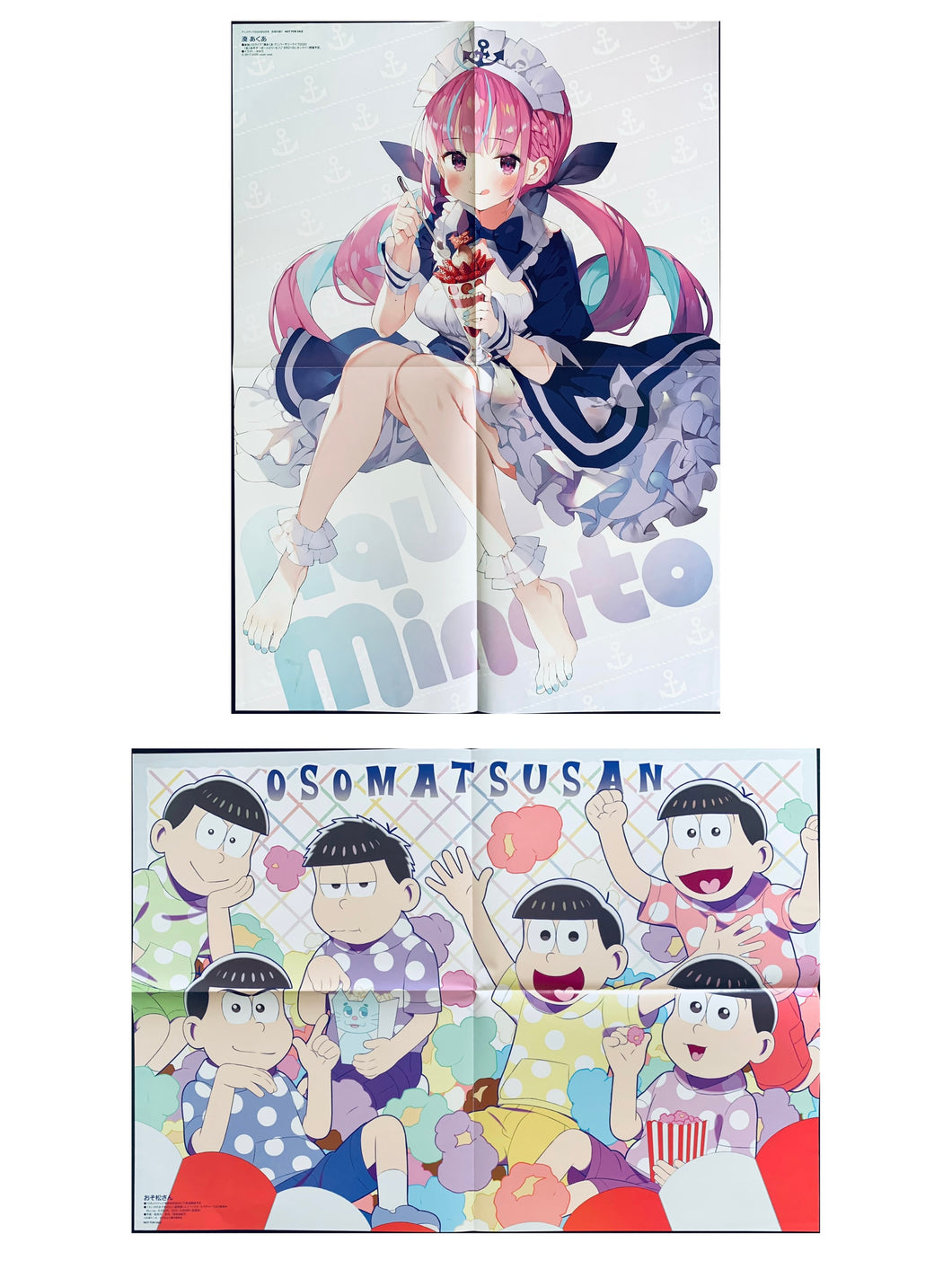 Hololive (Aqua Minato) / Osomatsu-san - B3 Poster