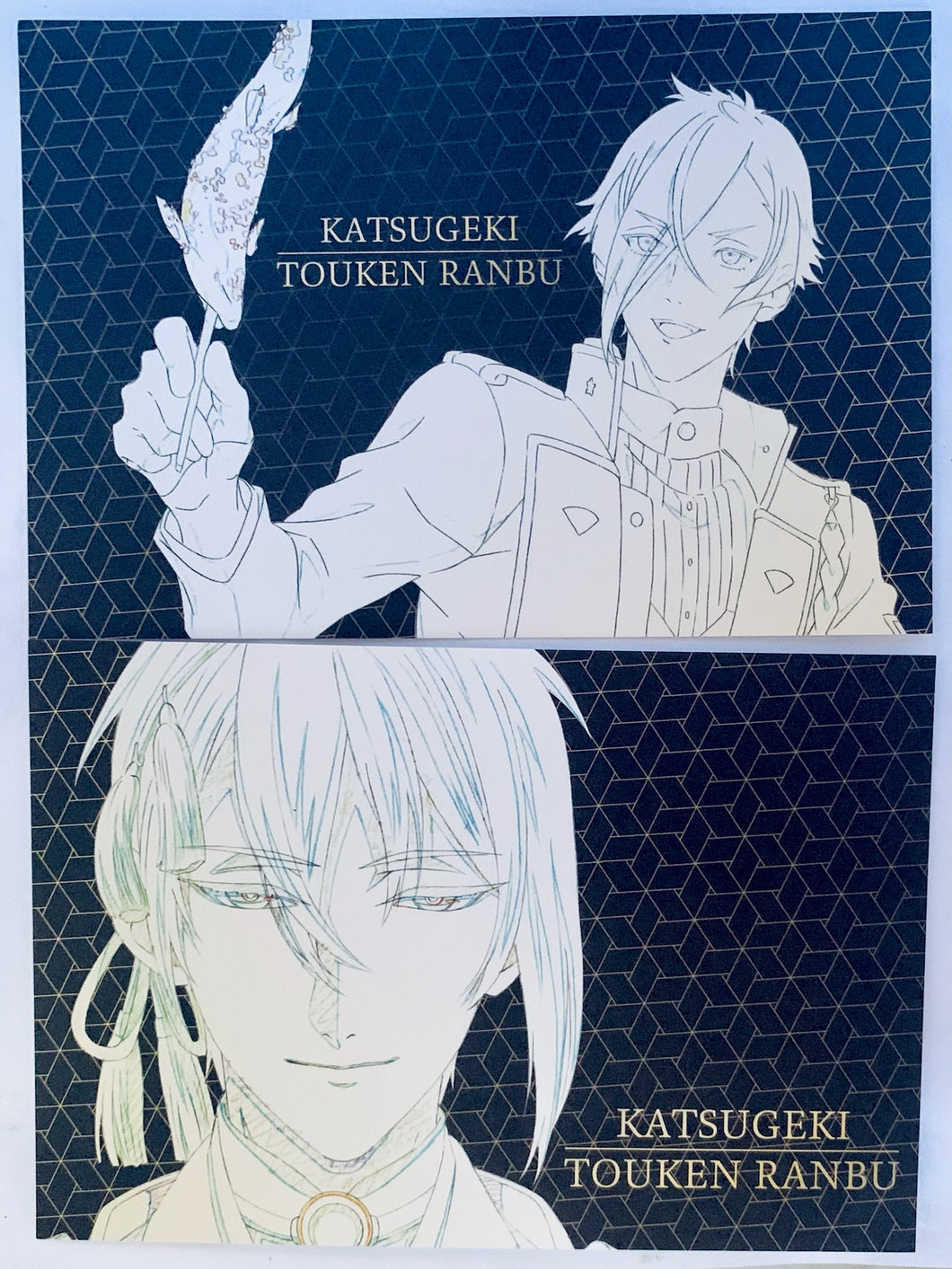 Katsugeki Touken Ranbu - Mikazuki Munechika / Hizamaru - Postcard (Set of 2)