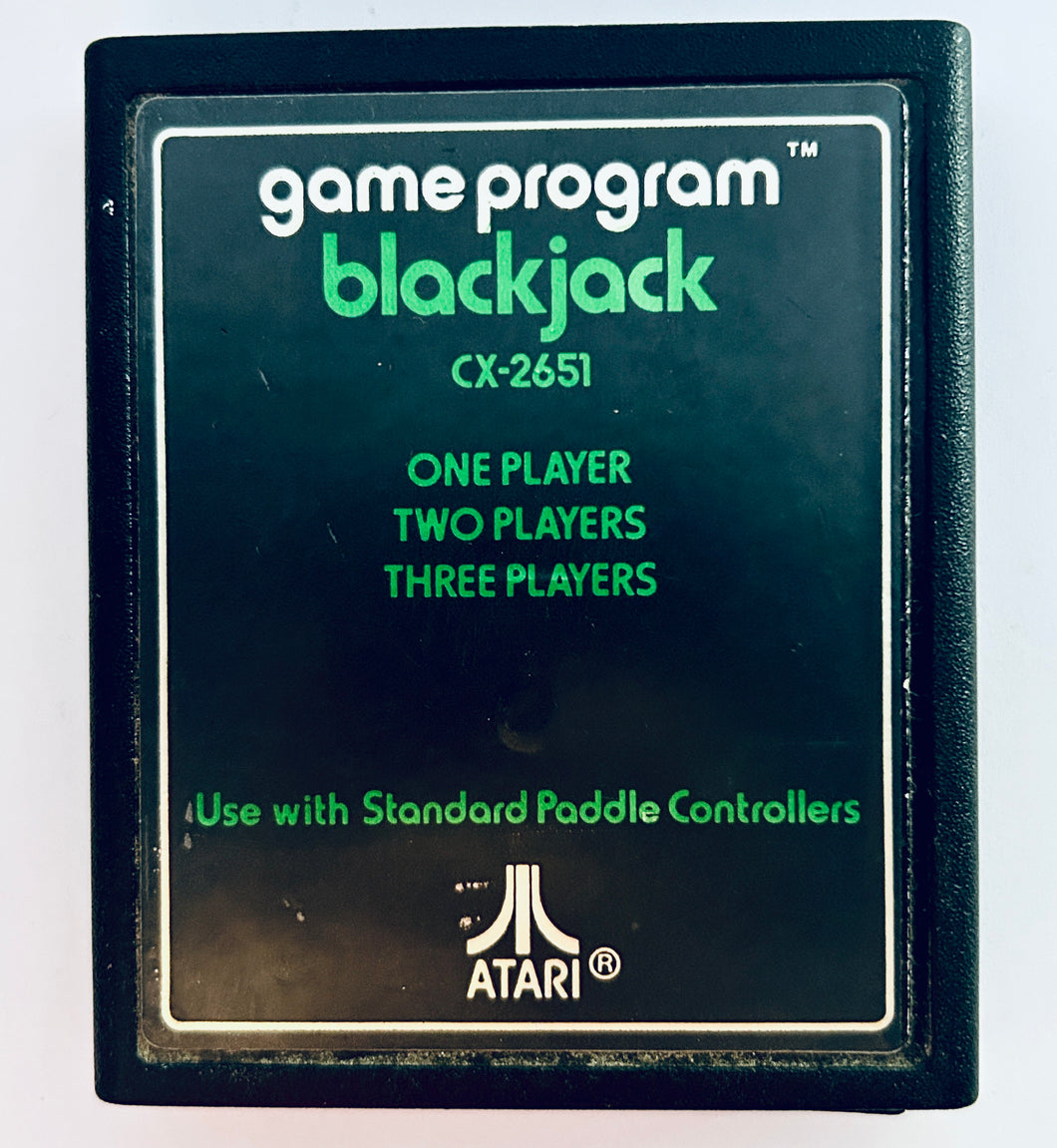 Blackjack - Atari 2600 VCS - NTSC - Cartridge (CX2651)