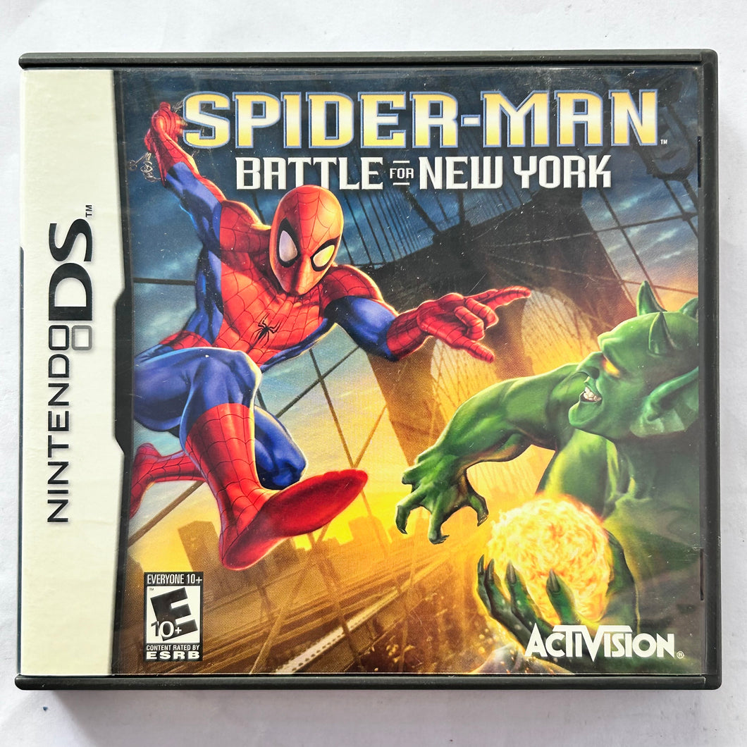Spider-Man: Battle for New York - Nintendo DS / DSLite DSi XL - NTSC - Box & Manual (NTR-AC9E-USA)