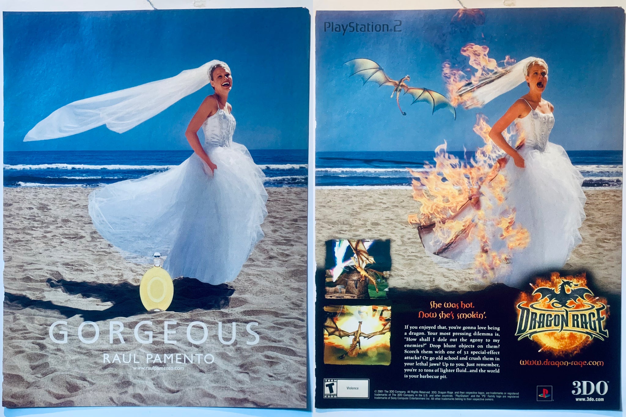 Dragon Rage - PS2 - Original Vintage Advertisement - Print Ads