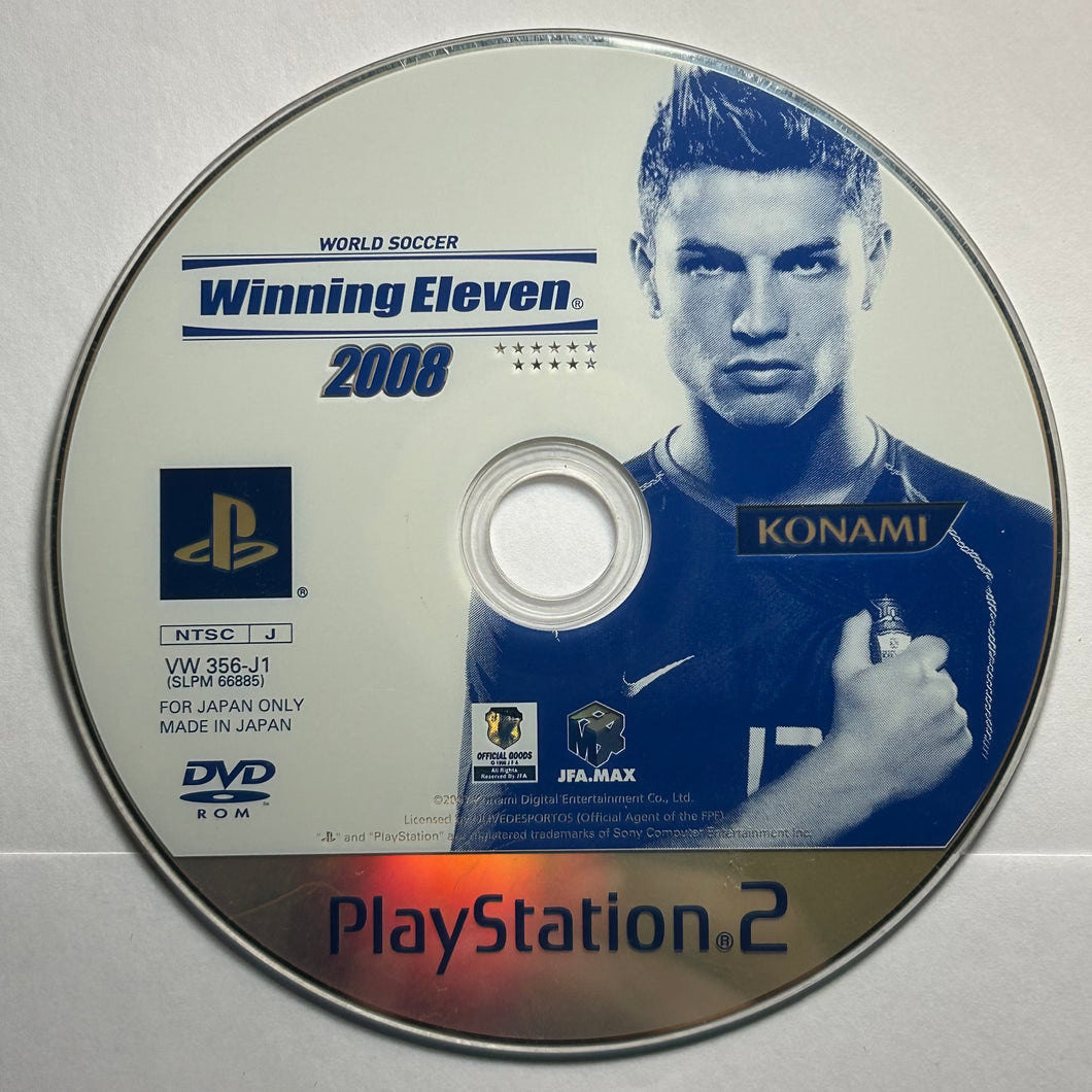 World Soccer Winning Eleven 2008 - PlayStation 2 / PS2 - NTSC-JP - Disc (SLPM-66885)