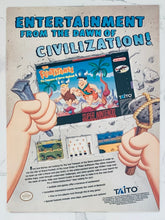 Cargar imagen en el visor de la galería, The Flintstones: The Treasure of Sierra Madrock - SNES - Original Vintage Advertisement - Print Ads - Laminated A4 Poster
