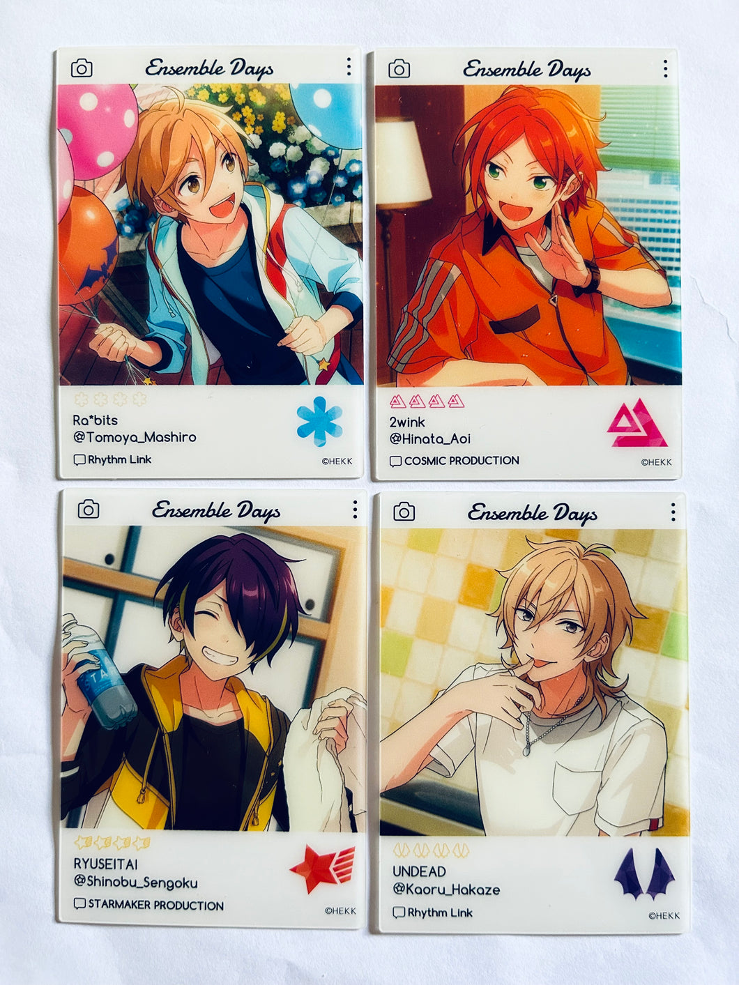 Ensemble Stars!! EMOCA Clear Card Set