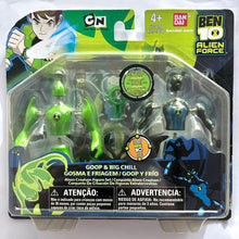 Load image into Gallery viewer, Ben 10: Alien Force - Goop &amp; Big Chill - Alien Creation Figure Set
