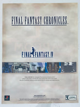 Cargar imagen en el visor de la galería, Final Fantasy Chronicles (FFV Chrono Trigger) - PlayStation - Original Vintage Advertisement - Print Ads - Laminated A4 Poster
