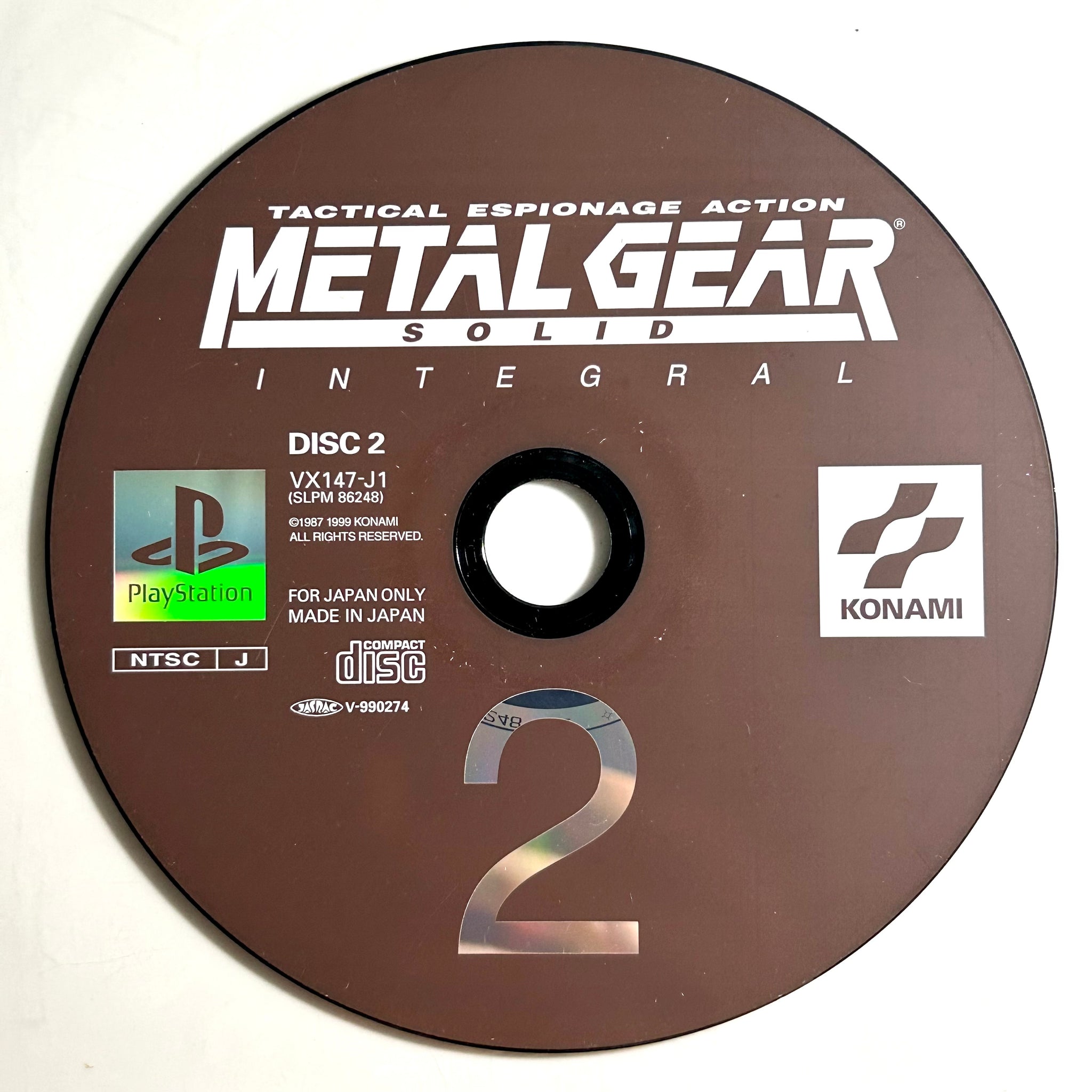 metal gear solid ps1 rom disc 2 Metal Gear Solid: Integral - PlayStation - PS1 / PSOne / PS2 / PS3