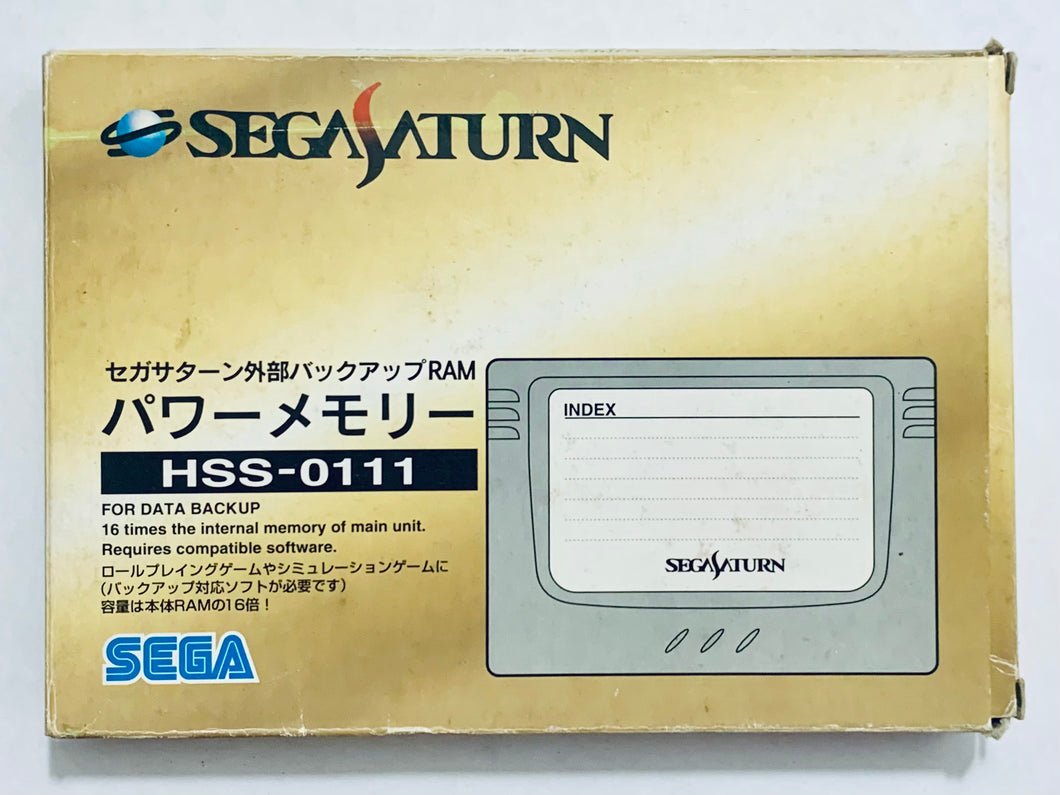 Backup Memory Cart - Sega Saturn - NTSC-JP - CIB (HSS-0111)