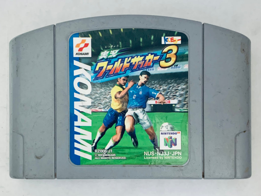 Jikkyou World Soccer 3 - Nintendo 64 - N64 - Japan Ver. - NTSC-JP - Cart (NUS-NJ3J-JPN)