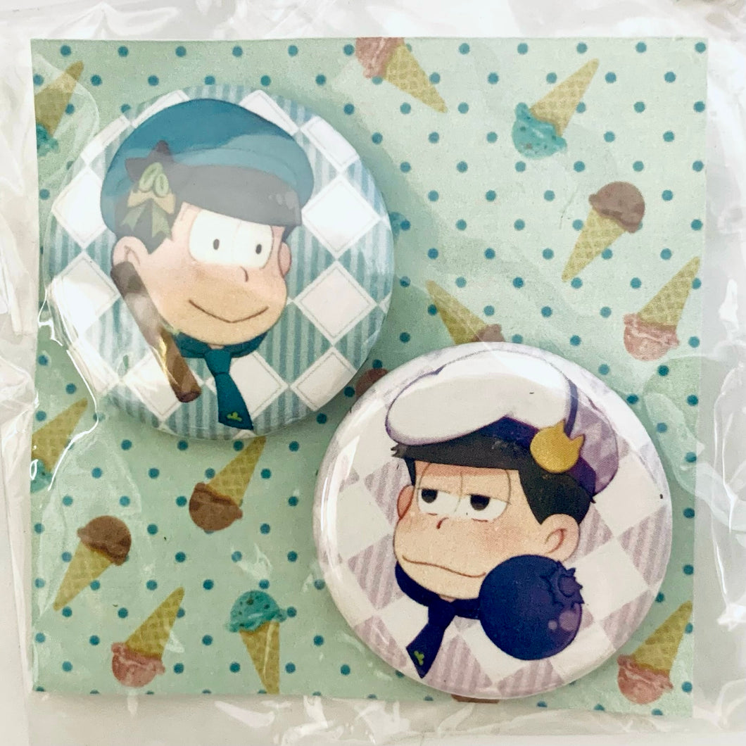 Osomatsu-san - Matsuno Choromatsu & Matsuno Ichimatsu - Can Badge Set - Doujin Goods