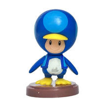 Cargar imagen en el visor de la galería, New Super Mario Bros. Wii - Penguin Kinopio (blue &amp; light blue) - Trading Figure - Choco Egg
