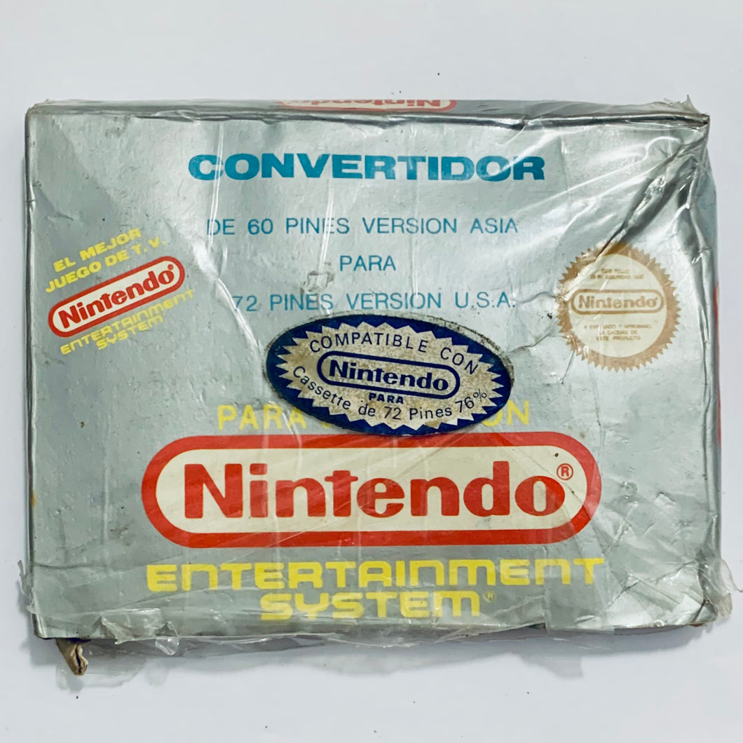 60 to 72 Pins Video Game Adaptor Converter - Famicom to Nintendo NES - Vintage