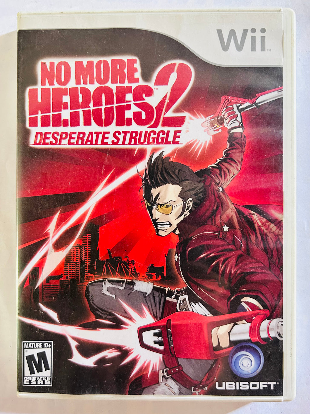 No More Heroes 2: Desperate Struggle - Nintendo Wii / Wii U - NTSC - CIB (RVL-RUYE-USA)