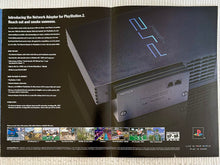 Cargar imagen en el visor de la galería, PlayStation Network Adapter - PS2 - Original Vintage Advertisement - Print Ads - Laminated A3 Poster

