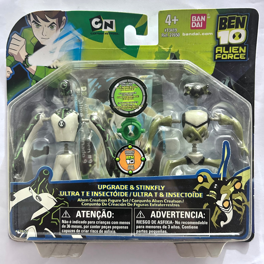 Ben 10: Alien Force - Upgrade & Stinkfly - Alien Creation Figure Set