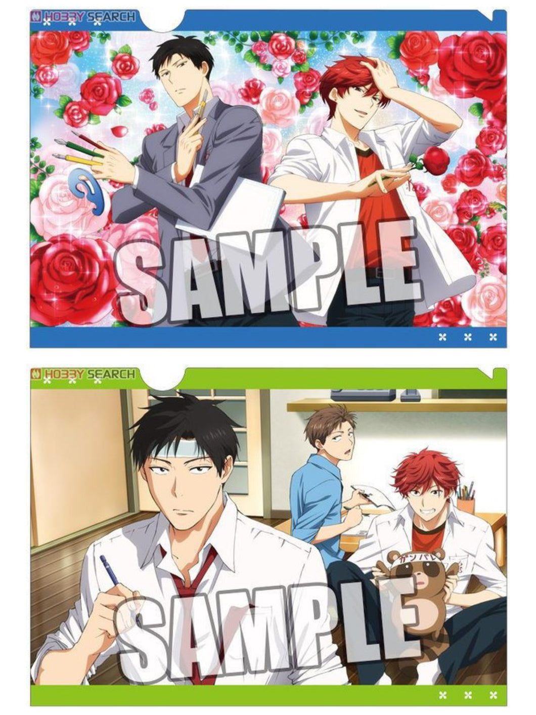 Gekkan Shoujo Nozaki-kun - Clear File Set of 2