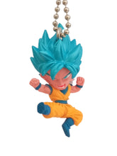 Load image into Gallery viewer, Dragon Ball Z Super SSGSS GOKU UDM Burst Vol 25 Figure Keychain Mascot Key Holder Strap Gashapon
