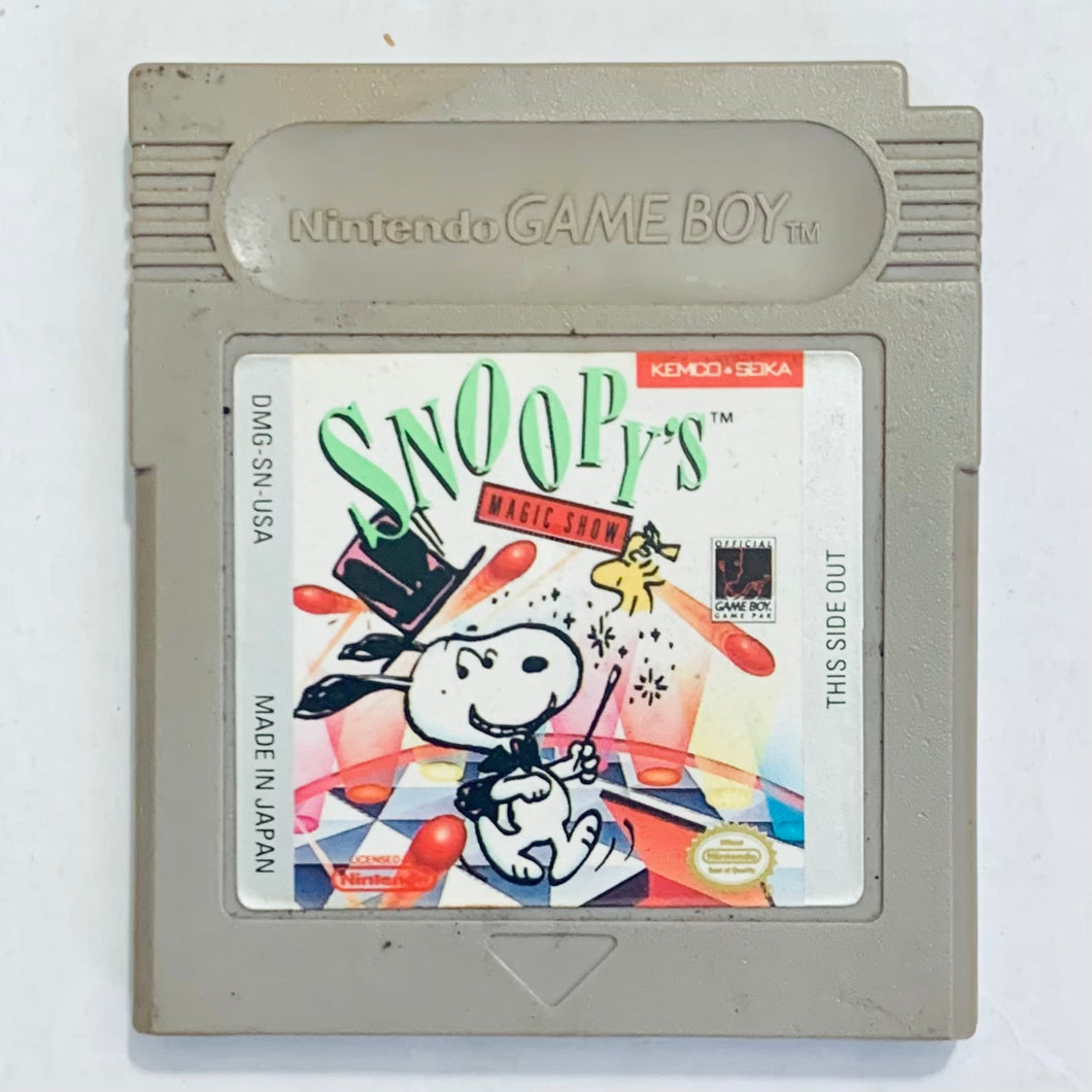 Snoopy's Magic Show - GameBoy - Game Boy - Pocket - GBC - GBA - Cartridge (DMG-SN-USA)