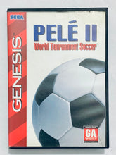 Cargar imagen en el visor de la galería, Pelé II: World Tournament Soccer - Sega Genesis - NTSC-US - Box &amp; Manual (T-119096)
