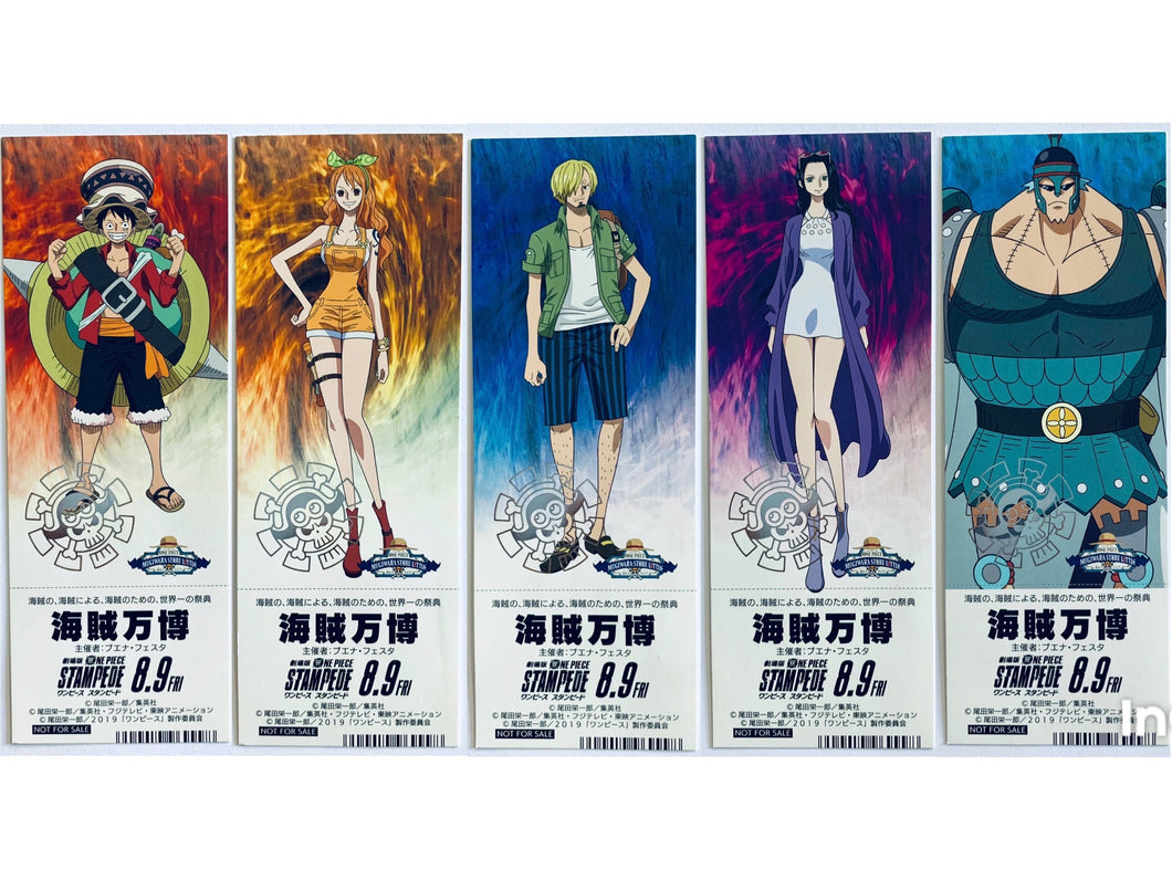 One Piece Stampede - Limited Bookmark - Mugiwara Store Little - Pirate Expo