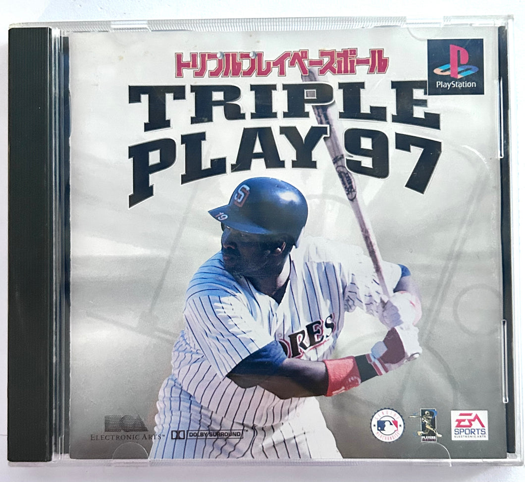 Triple Play 97 - PlayStation - PS1 / PSOne / PS2 / PS3 - NTSC-JP - CIB (SLPS-00682)