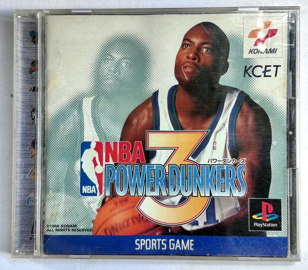 NBA Power Dunkers 3 - PlayStation - PS1 / PSOne / PS2 / PS3 - NTSC-JP - CIB (SLPM-86060)