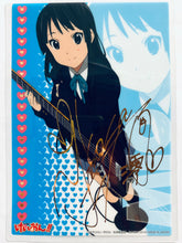 Load image into Gallery viewer, K-ON!! - Akiyama Mio - HTT Visual Plate - Jumbo Carddass EX - Gold Foil Stamped Signature Ver.
