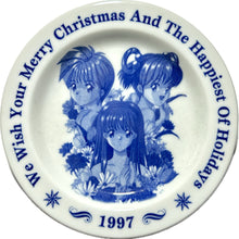 Cargar imagen en el visor de la galería, Tokimeki Memorial - Fujisaki Shiori, Nijino Saki &amp; Tatebayashi Miharu - Christmas Plate with Stand
