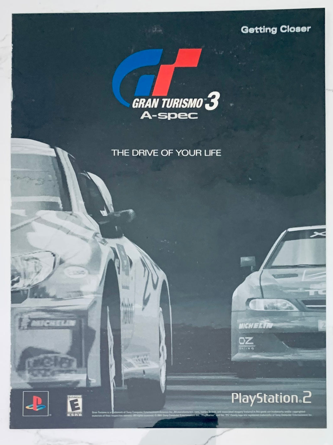 Gran Turismo 3: A-Spec - PS2 - Original Vintage Advertisement - Print Ads - Laminated A4 Poster