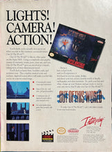 Load image into Gallery viewer, Out of this World - SNES - Original Vintage Advertisement - Print Ads - Laminated A4 Poster
