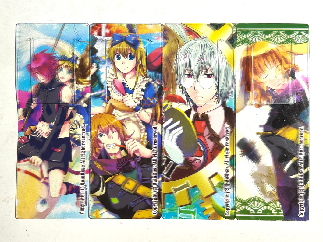 Heart no Kuni no Alice - Clear Bookmark Set - QuinRose Bonus