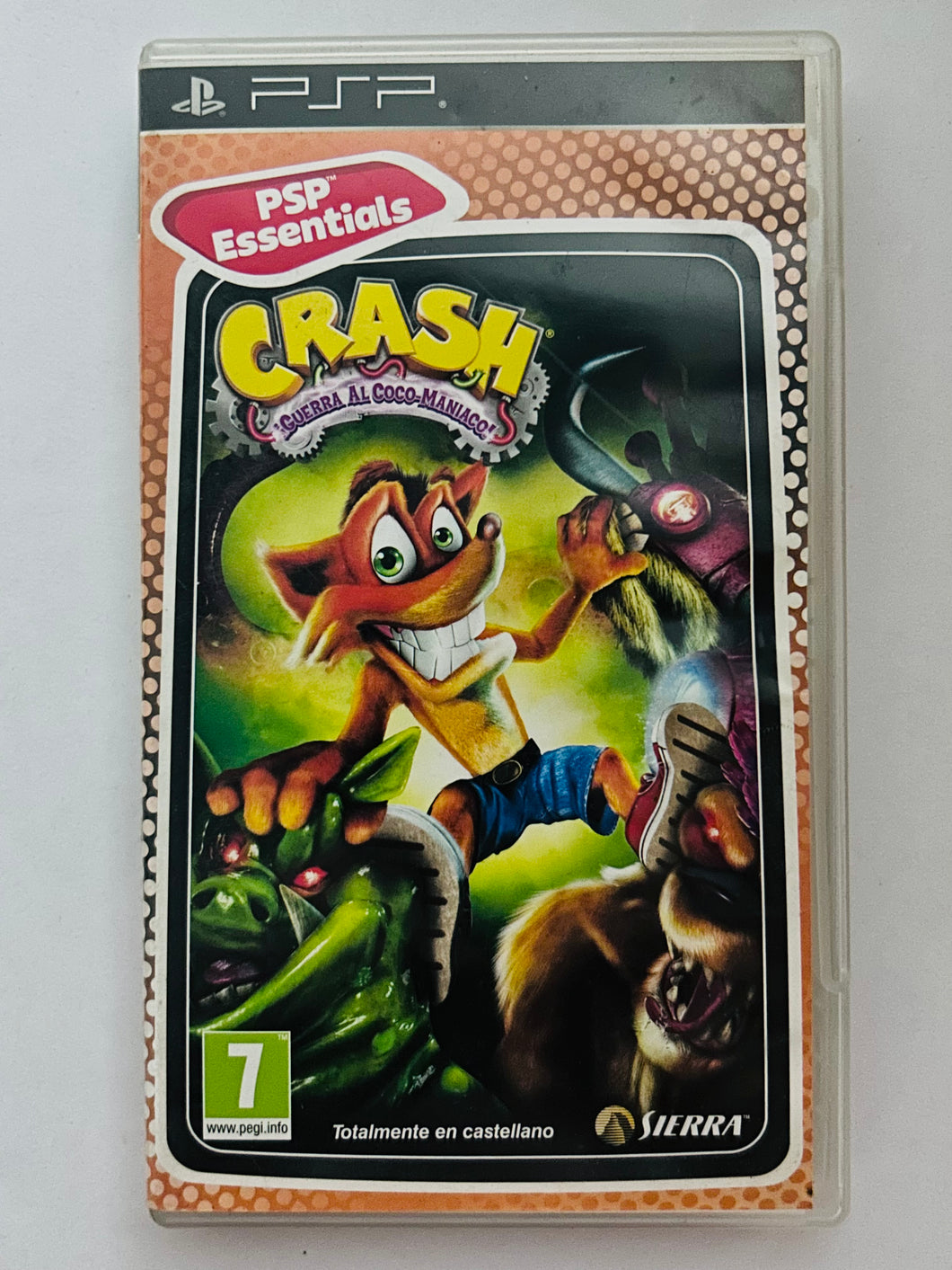 Crash: Guerra al Coco-Maniaco - PSP - PlayStation Portable - PAL - Box & Manual (ULES-01172)
