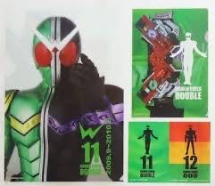 Kamen Rider W - Clear File & Sticker Set - Ichiban Kuji KR Series ~Heisei Rider Large Gathering Edition~ (Prize G)