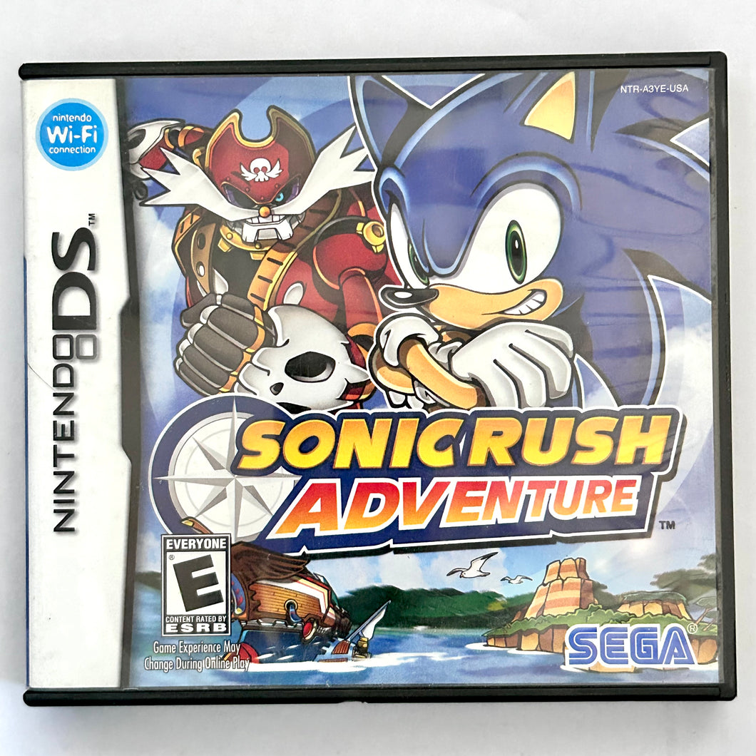 Sonic Rush Adventure - Nintendo DS / DSLite DSi XL - NTSC - Box & Manual (NTR-A3YE-USA)