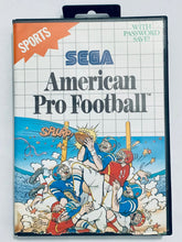 Load image into Gallery viewer, American Pro Football - Sega Master System - SMS - PAL - CIB (7020)
