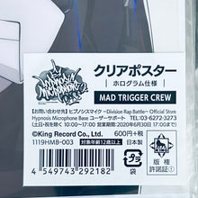 Cargar imagen en el visor de la galería, Hypnosis Mic -Division Rap Battle- - Mad Trigger Crew - A3 Clear Poster - Official Store Hypmic Base
