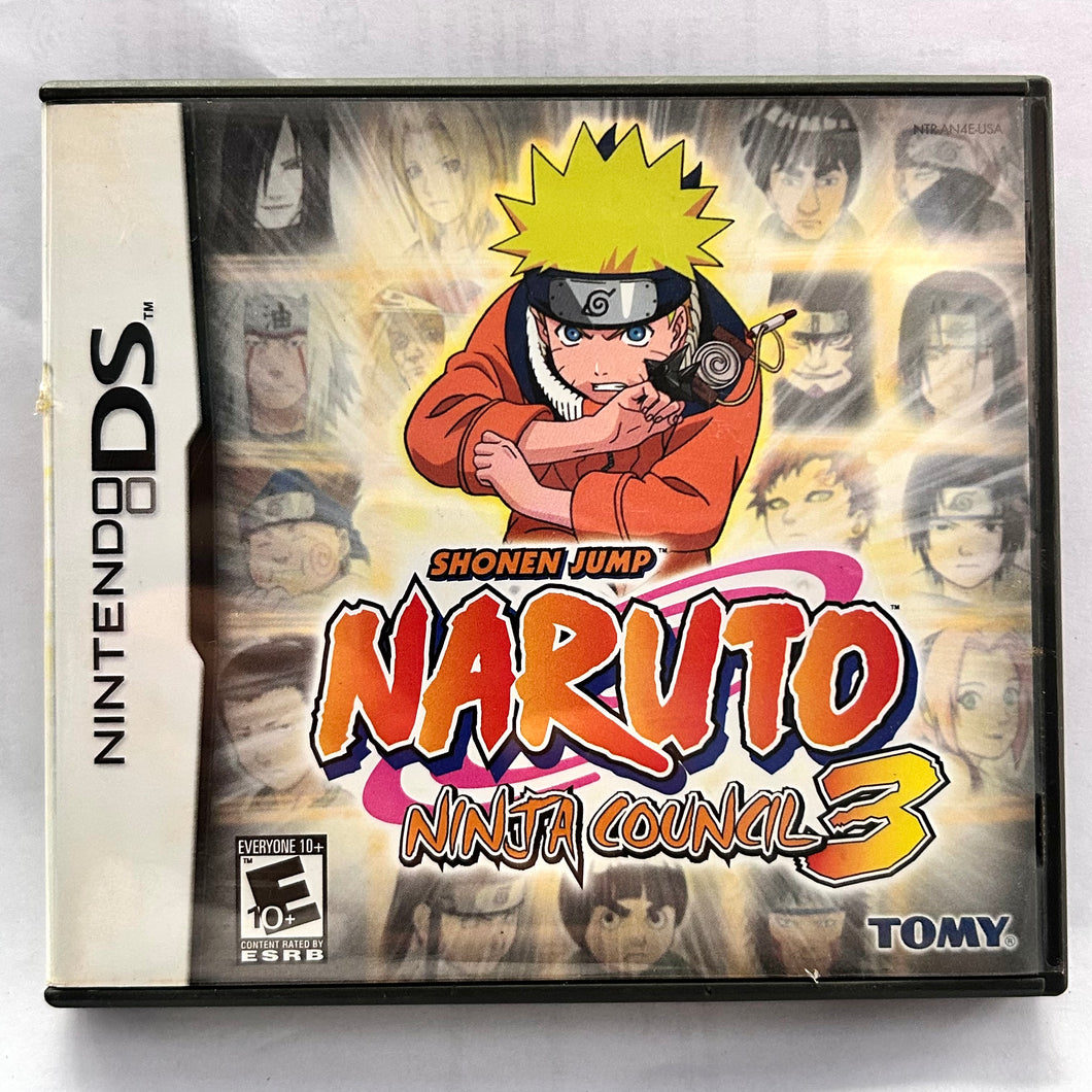 Naruto: Ninja Council 3 - Nintendo DS / DSLite DSi XL - NTSC - CIB (NTR-AN4E-USA)
