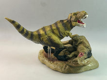 Load image into Gallery viewer, Tyrannosaurus &amp; Parasaurolophus - Dinosaur Figures Scene - Diorama
