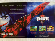 Cargar imagen en el visor de la galería, Grandia II - PS2 - Original Vintage Advertisement - Print Ads - Laminated A3 Poster
