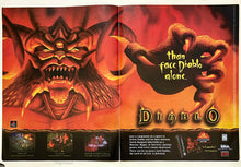 Cargar imagen en el visor de la galería, Diablo - PlayStation - Original Vintage Advertisement - Print Ads - Laminated A3 Poster
